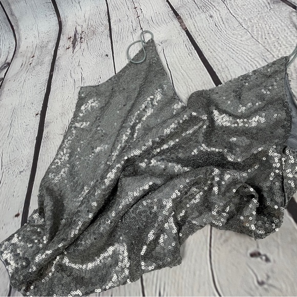 SHEIN sequin spaghetti strap cami, size S - Picture 4 of 13